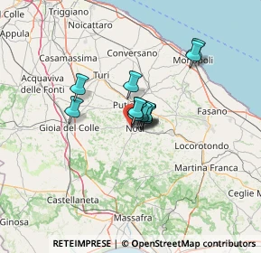 Mappa Via Zona B, 70015 Noci BA, Italia (7.44769)