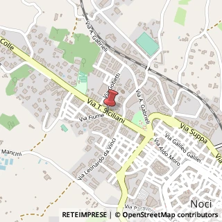 Mappa Via Tommaso Siciliani, 13, 70015 Noci, Bari (Puglia)