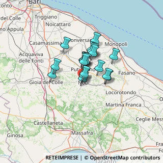 Mappa Via Pietro Nenni, 70015 Noci BA, Italia (9.005)