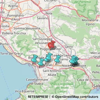 Mappa Via Vittorio Emanuele III, 80040 Poggiomarino NA, Italia (7.71909)
