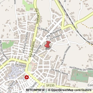 Mappa Via Umberto Terracini, 47, 70029 Santeramo in Colle, Bari (Puglia)