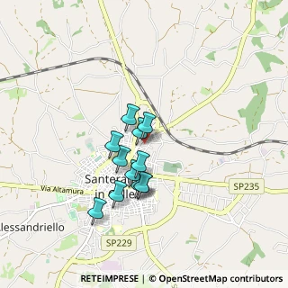 Mappa Via San Giovanni Bosco, 70029 Santeramo In Colle BA, Italia (0.71417)