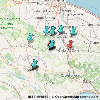 Mappa Via San Giovanni Bosco, 70029 Santeramo In Colle BA, Italia (11.7085)