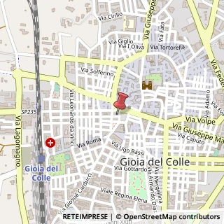 Mappa Piazza Plebiscito, 19, 70023 Gioia del Colle, Bari (Puglia)
