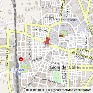 Mappa Via Luisa Sanfelice, 4, 70023 Gioia del Colle, Bari (Puglia)