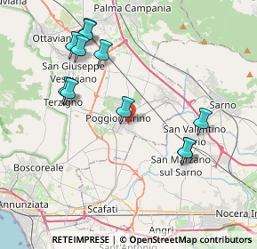 Mappa Via Fratelli Rosselli, 80040 Poggiomarino NA, Italia (4.50273)
