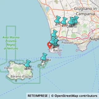 Mappa Via San Martino, 80070 Monte di Procida NA, Italia (7.26091)