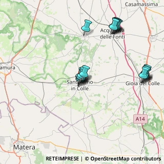 Mappa Via Albert Einstein, 70029 Santeramo In Colle BA, Italia (8.7645)