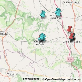 Mappa Via Albert Einstein, 70029 Santeramo In Colle BA, Italia (9.1195)