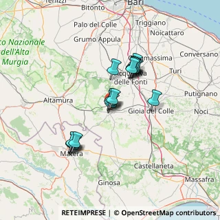 Mappa Via Albert Einstein, 70029 Santeramo In Colle BA, Italia (12.02833)