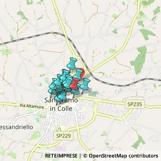 Mappa Via Albert Einstein, 70029 Santeramo In Colle BA, Italia (0.64444)