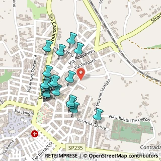 Mappa Via Albert Einstein, 70029 Santeramo In Colle BA, Italia (0.2565)