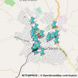 Mappa Sorso, 07037 Sorso SS, Italia (0.3505)