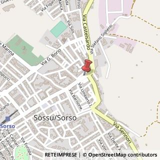 Mappa Corso Vittorio Emanuele, 69, 07037 Sorso, Sassari (Sardegna)