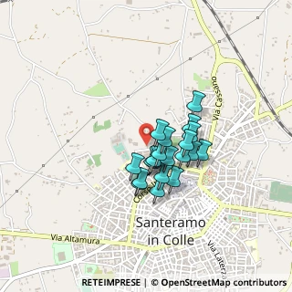 Mappa Via Salvatore Cognetti, 70029 Santeramo In Colle BA, Italia (0.315)