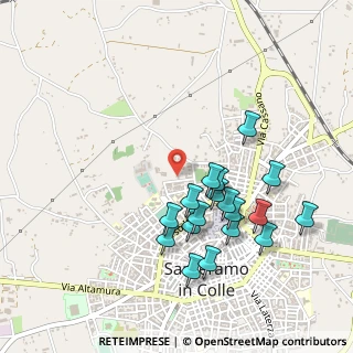 Mappa Via Salvatore Cognetti, 70029 Santeramo In Colle BA, Italia (0.51222)