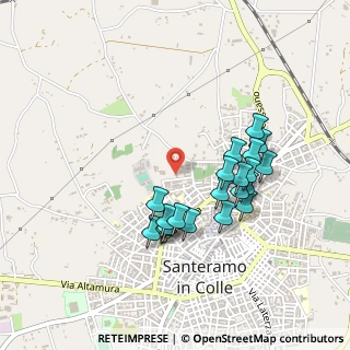 Mappa Via Salvatore Cognetti, 70029 Santeramo In Colle BA, Italia (0.4545)