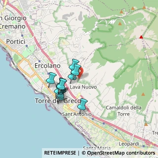 Mappa Via Montedoro, 80059 Torre del Greco NA, Italia (1.39727)