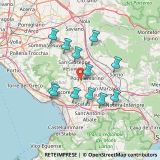 Mappa Via Vecchia Aquini, 80040 Poggiomarino NA, Italia (7.0475)