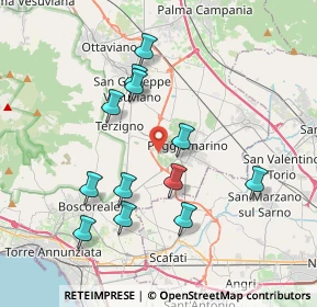 Mappa Via Vecchia Aquini, 80040 Fornillo NA, Italia (3.93083)