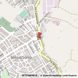 Mappa Via Fiorentina, 27, 07037 Sorso, Sassari (Sardegna)