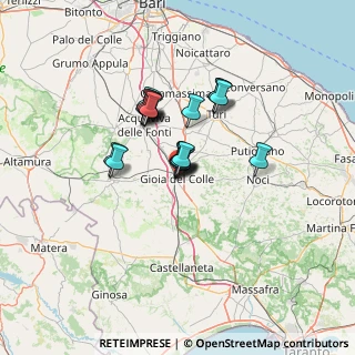 Mappa Via Meridiana, 70023 Gioia del Colle BA, Italia (9.6555)