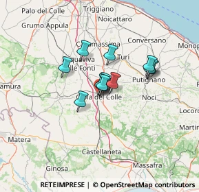 Mappa Via Pozzoronco, 70023 Gioia del Colle BA, Italia (8.57833)