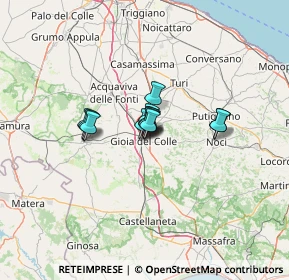 Mappa Via Pozzoronco, 70023 Gioia del Colle BA, Italia (7.01583)