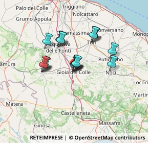 Mappa Via Pozzoronco, 70023 Gioia del Colle BA, Italia (10.81722)