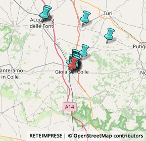 Mappa Via Pozzoronco, 70023 Gioia del Colle BA, Italia (3.58)