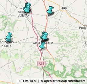 Mappa Via Pozzoronco, 70023 Gioia del Colle BA, Italia (8.302)
