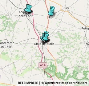 Mappa Vico Curvo, 70023 Gioia del Colle BA, Italia (6.8)