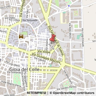Mappa Via Eva, 1, 70023 Gioia del Colle, Bari (Puglia)