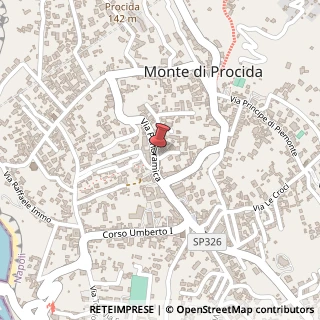 Mappa Via pedecone 5, 80070 Monte di Procida, Napoli (Campania)