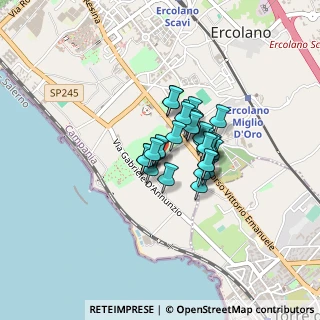 Mappa Vicolo Favorita, 80056 Ercolano NA, Italia (0.25862)