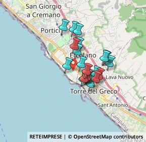 Mappa Vicolo Favorita, 80056 Ercolano NA, Italia (1.2795)