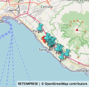 Mappa Vicolo Favorita, 80056 Ercolano NA, Italia (2.96091)