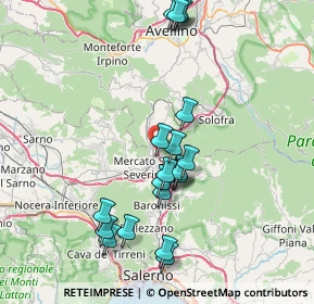 Mappa Via Santa Maria, 84084 Fisciano SA, Italia (8.1095)