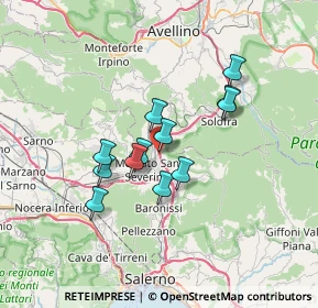 Mappa Via Santa Maria, 84084 Fisciano SA, Italia (5.7125)