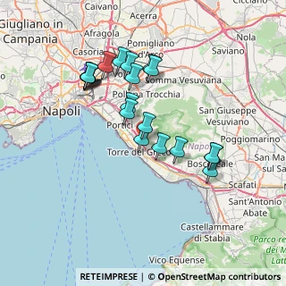 Mappa Via Benedetto Croce, 80059 Torre del Greco NA, Italia (7.2695)