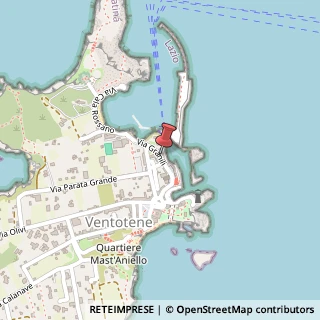 Mappa Via porto romano, 04020 Ventotene, Latina (Lazio)