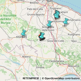 Mappa Via Umberto Terracini, 70029 Santeramo In Colle BA, Italia (14.24929)