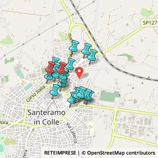 Mappa Via Umberto Terracini, 70029 Santeramo In Colle BA, Italia (0.3585)