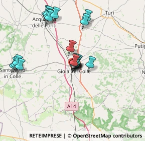 Mappa Via Roma, 70023 Gioia del Colle BA, Italia (7.243)