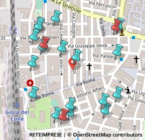 Mappa Via Roma, 70023 Gioia del Colle BA, Italia (0.164)