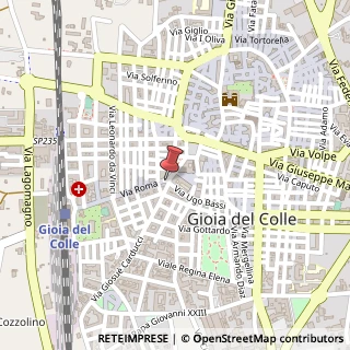 Mappa Via Giosuè Carducci, 1, 70023 Gioia del Colle, Bari (Puglia)