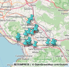 Mappa Piazza de Marinis, 80040 Poggiomarino NA, Italia (6.34765)