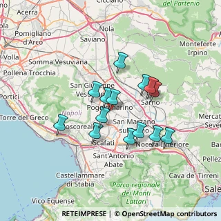 Mappa Poggiomarino, 80040 Poggiomarino NA, Italia (6.07467)