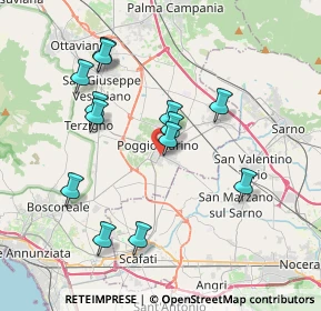 Mappa Piazza de Marinis, 80040 Poggiomarino NA, Italia (3.92692)