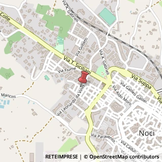 Mappa Via Leonardo da Vinci, 21, 70015 Noci, Bari (Puglia)
